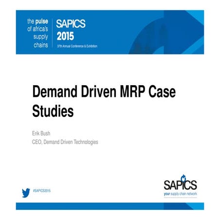 Demand Driven MRP 