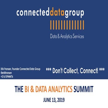 Data Virtualization at UMC Utrecht: Don't Collect, Connect! by Erik Fransen (...