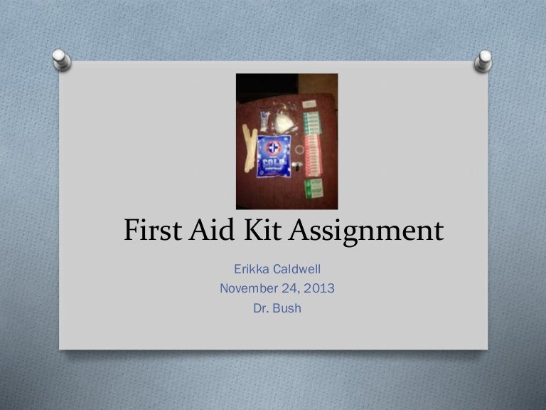 First Aid Kit Assignment