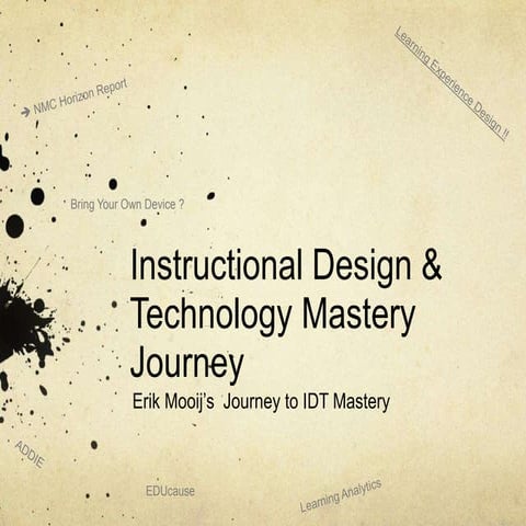 Erik mooij   mdl501-o - mastery journey timeline 2