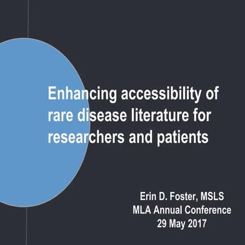 Enhancing Rare Disease Literature for Researchers and Patients