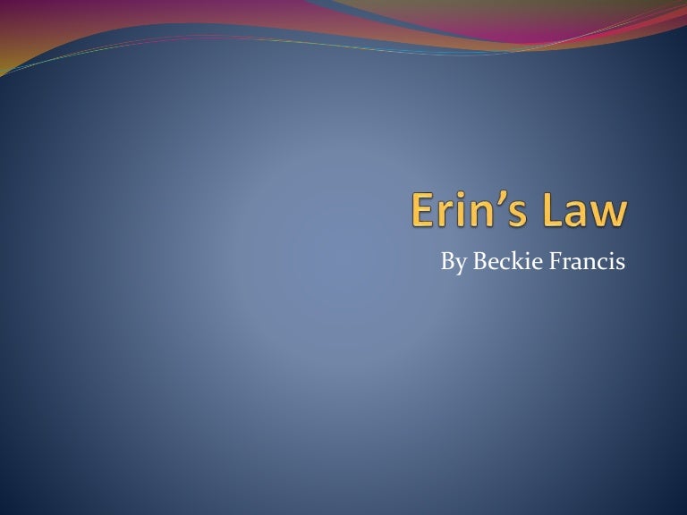 Erin’s Law