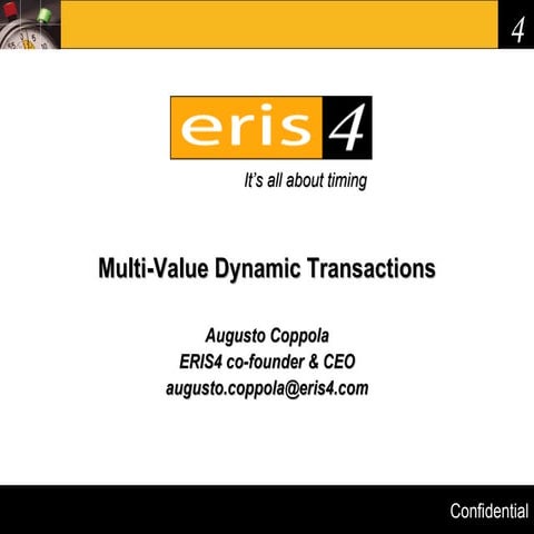 Eris4 Presentation