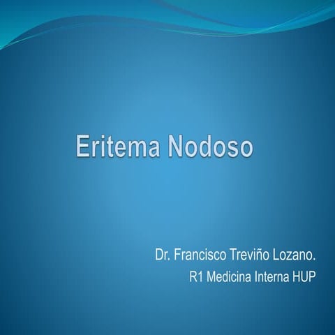 Eritema nodoso