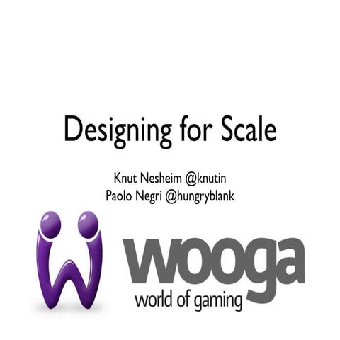 Designing for Scale
