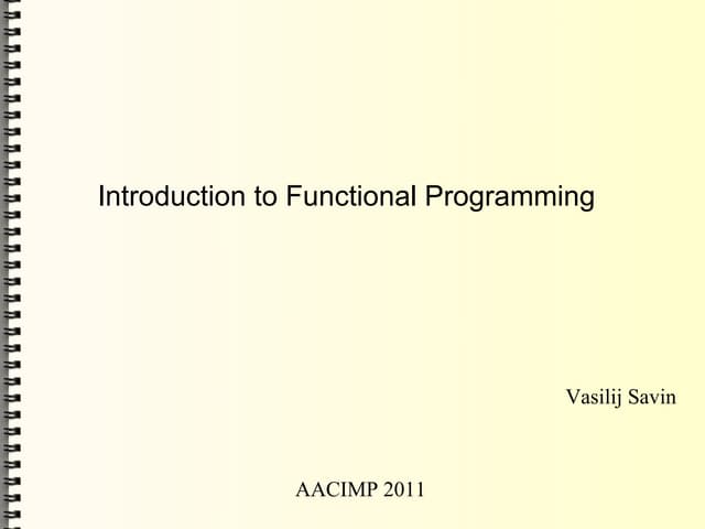 Erlang intro
