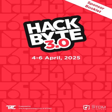 HackByte 3.0 Sponsor Prospectus (Brochure) | PDF