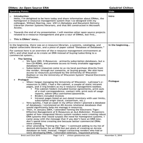 Electronic resource management system (ERM) | PDF