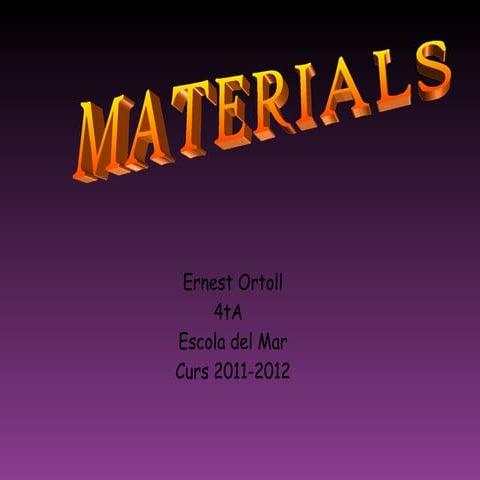 Materials 4t