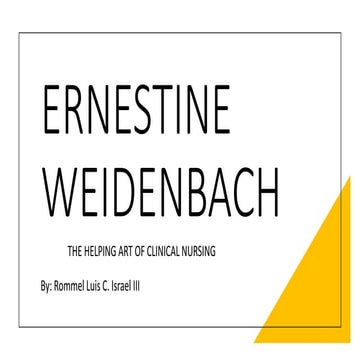 ERNESTINE WIEDENBACH