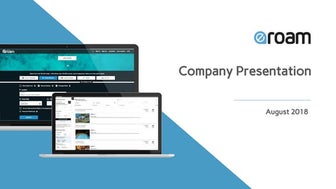 eRoam Product Overview August 2018