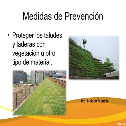 Medidas de Prevención para la Erosón