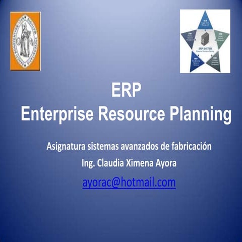 Enterprise Resource Planning