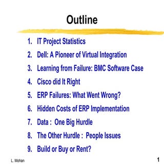 ERP - Implementation is The Challenge