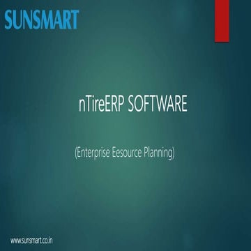 ERP software - SunSmart Technologies