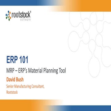 ERP 101: MRP - Step through an overview of this vital ERP subset