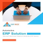 Discover 6 Must-Have Features of Automotive ERP Solution