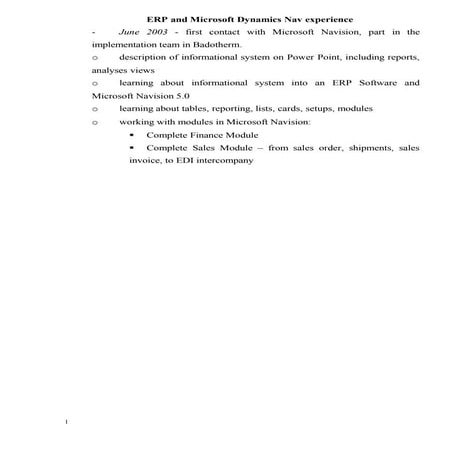 Erp and microsoft dynamics nav