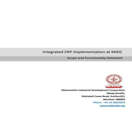 Integrated ERP_ScopeDocument