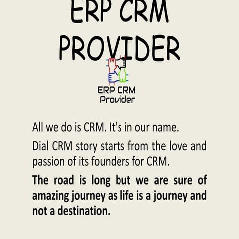 Erp crm provider 