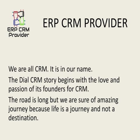 ERP CRM PROVIDER