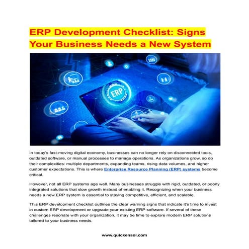ERP Development Checklist_ Signs Your Business Needs a New System.pdf