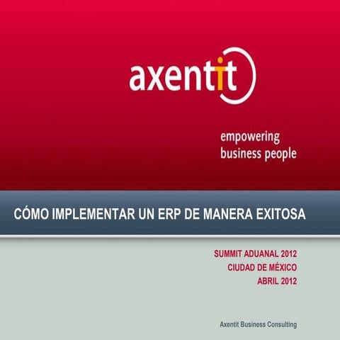 Cómo Implementar un ERP de Manera Exitosa