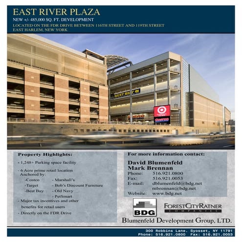 East River Plaza Brochure