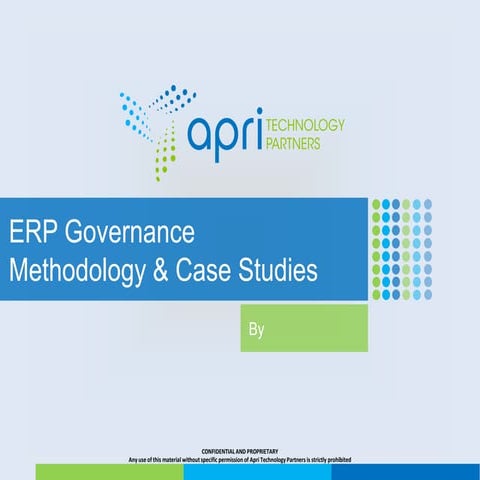 Erp governance methodology and case studies  v rjt