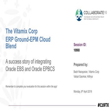 ERP Ground EPM Cloud Blend V2 