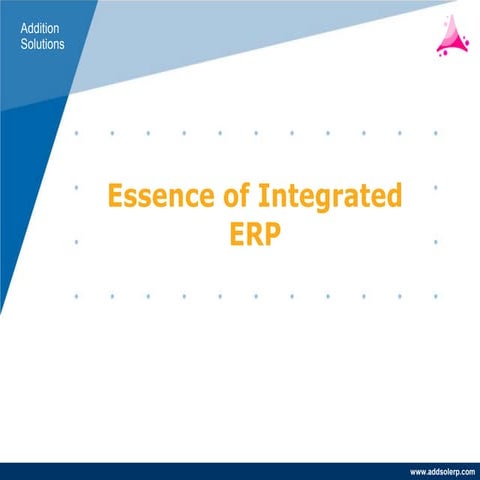 ERP Integrated