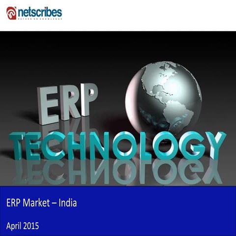 Market Research Report : Erp market in india 2015 - Sample