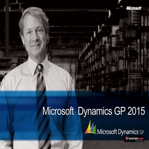 Erp microsoft dynamics gp 2015
