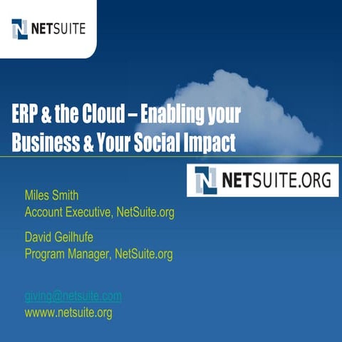 ERP & NetSuite for B Corps