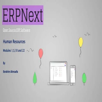 ERPnext HR Module | PPTX