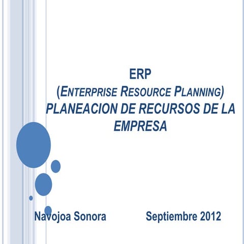 Erp presentacion