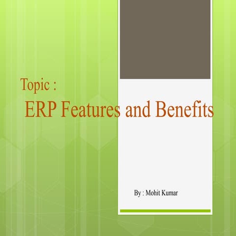Erp presentation