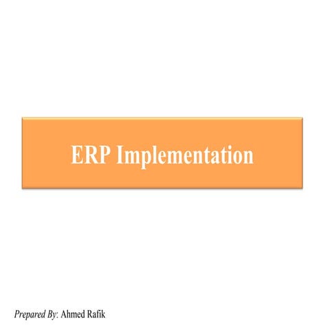 ERP Implementation