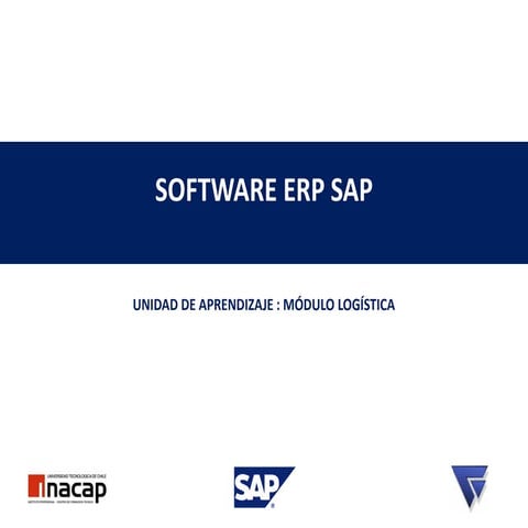 ERP SAP Aprendizaje Modulo Logistica parte 2