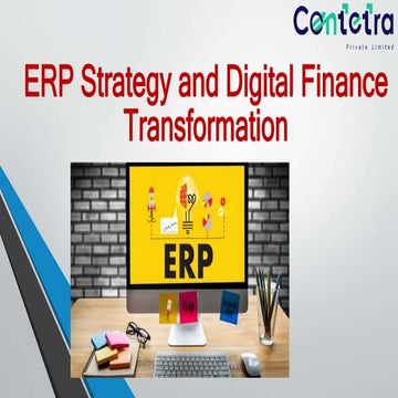 ERP strategy and digital finance transformation
