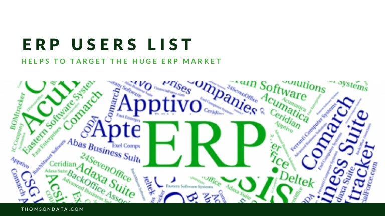 Who Supplies Erp User List? _ Top 6 ERP Software Vendors in 2023 – UUKAMV