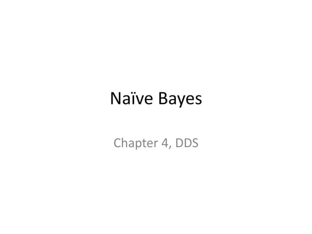 Naïve bayes
