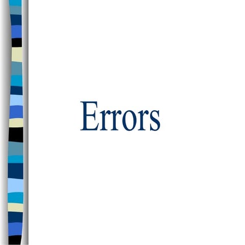 Error