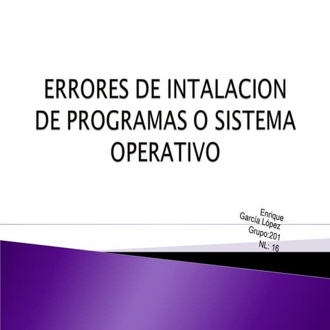 Manual de instalacion de programas | ODP