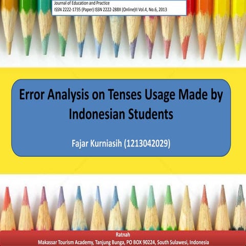 Error analysis