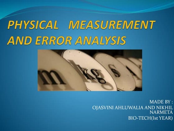 Measurement theory. | PPT