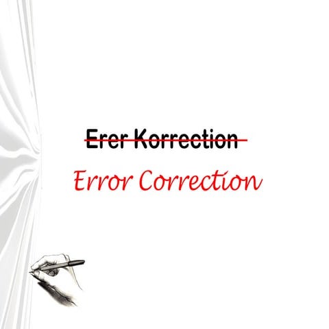 Errorcorrection