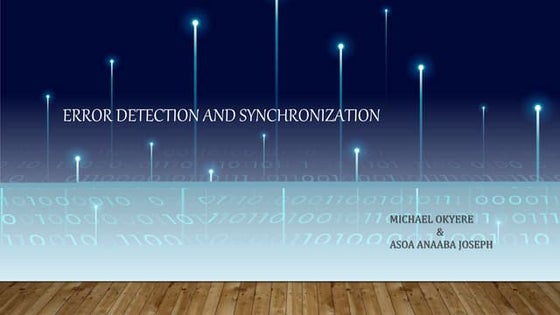 Error Detection And Correction | PPT