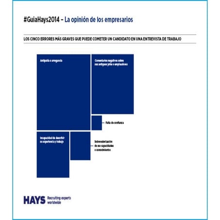 Errores en una entrevista #guiahays2014