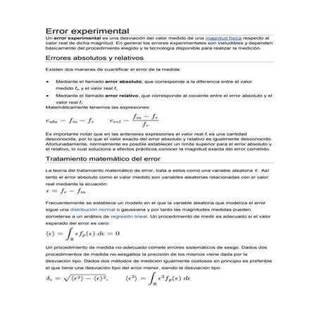 Error experimental | DOCX